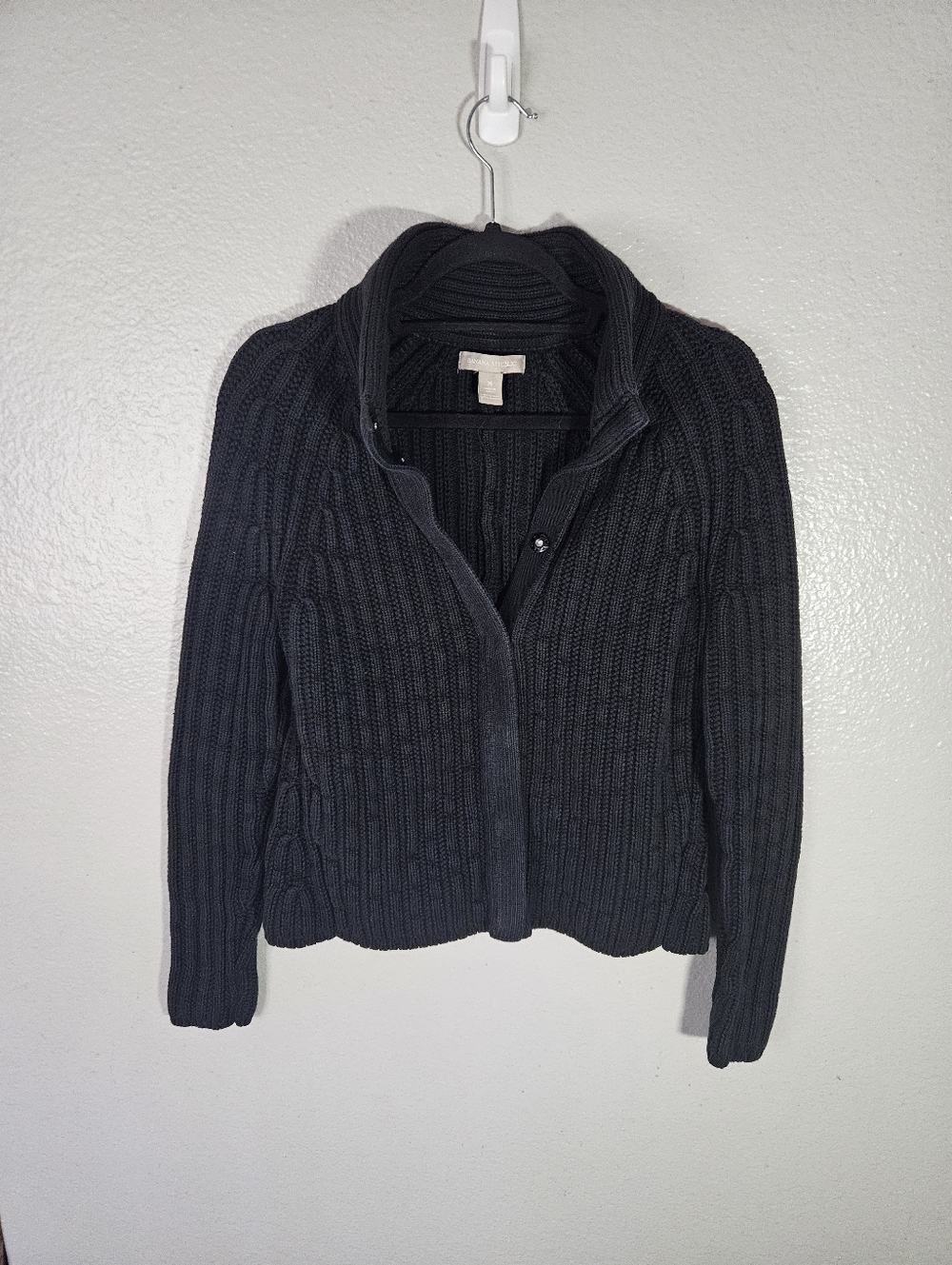 Banana Republic Cotton Cashmere Knit Cardigan Size M